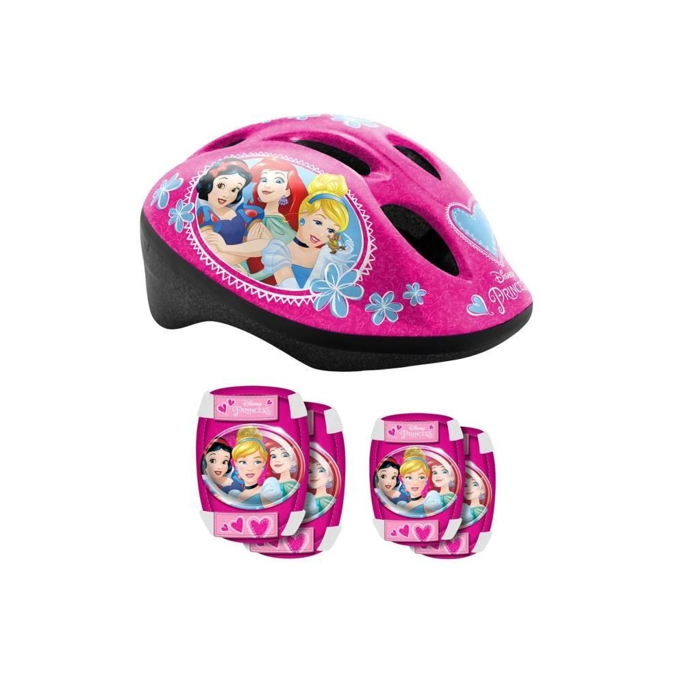 DISNEY PRINCESSES Casque + Coudieres/Genouilleres