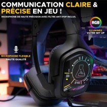 Casque Gamer Filaire - The G-Lab - KORP COBALT 7.1 - Son 7.1 Surround