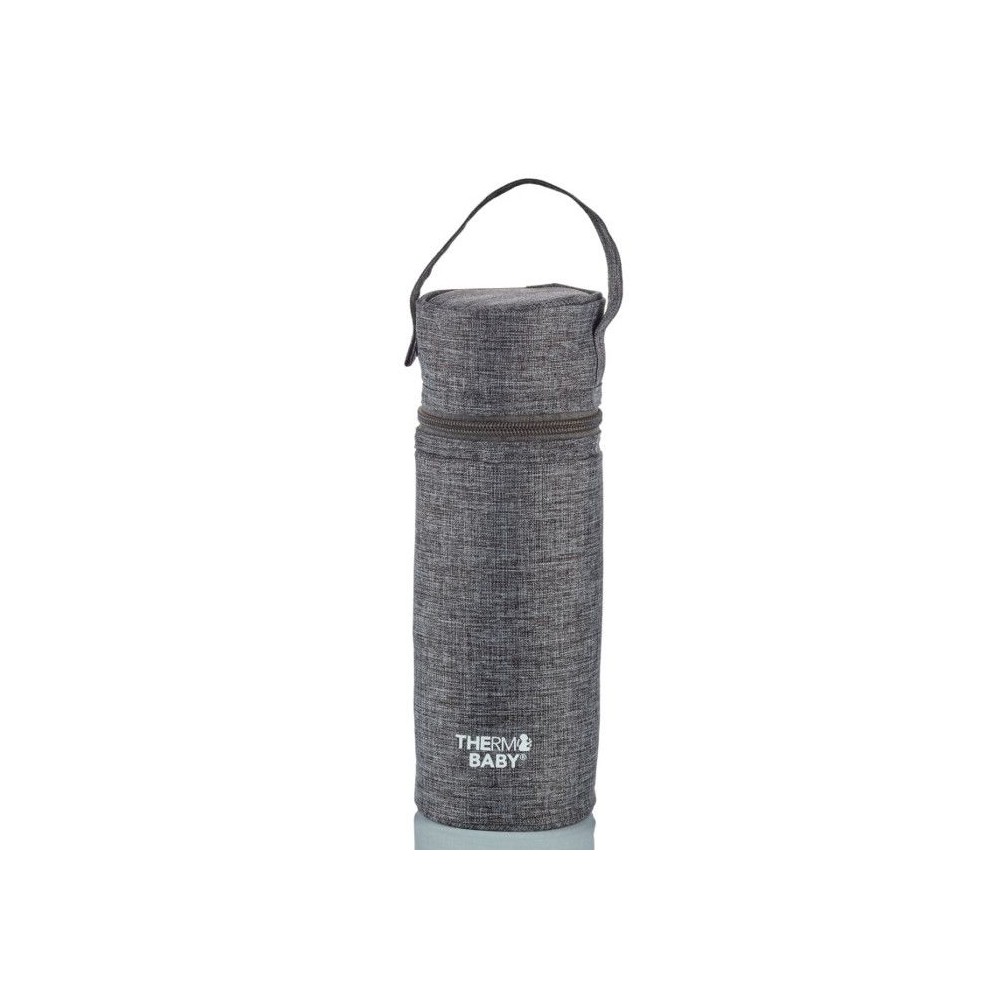 Porte biberon THERMOBABY - isotherme - gris chiné