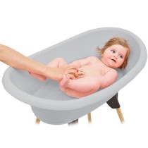 THERMOBABY Kit baignoire VASCO Gris charme : baignoire + pieds + tuyau