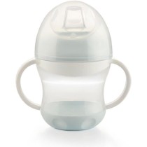 THERMOBABY Tasse anti-fuites + couv - Fleur bleue