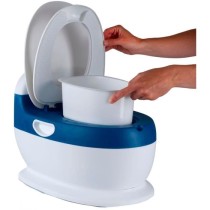 Mini toilette - THERMOBABY - Bleu - Confortable avec bruit de chasse d