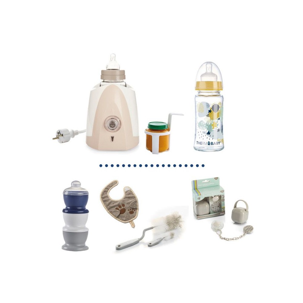 THERMOBABY Pack Chauffe Biberon Biberon et Accessoires repas