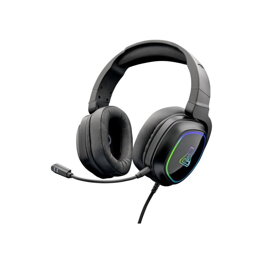 Casque Gamer filaire - THE G-LAB - KORP BARIUM - Noir