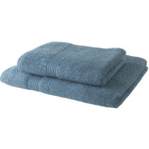 TODAY Lot de 1 Drap de Bain 100% coton 70x130 cm + 1 Serviette de Bain