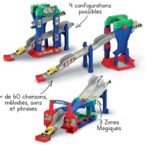 VTECH - Tut Tut Bolides Série Pro - Multi Cascades Jump & Go 4 en 1 (