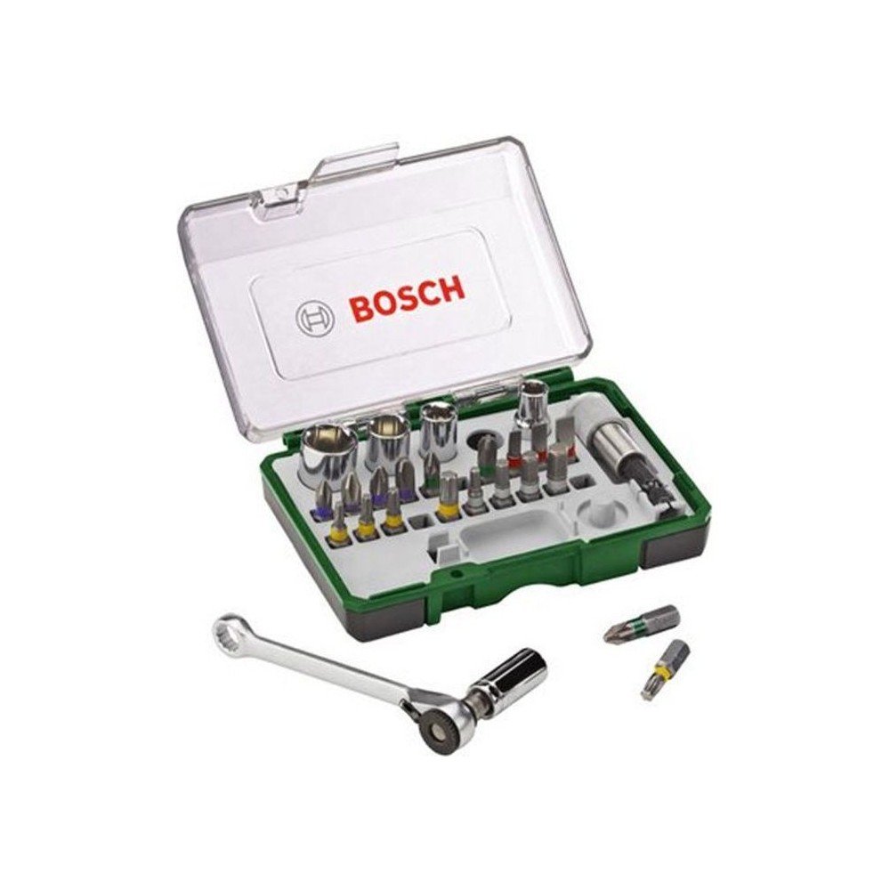 Set vissage mixte Bosch - Kit 27 pieces, Assortiment d'Embouts de Viss