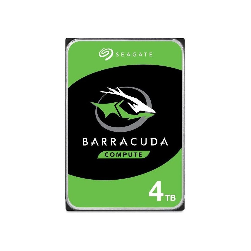 SEAGATE - Disque dur Interne HDD - BarraCuda - 4To - 5 400 tr/min - 3.