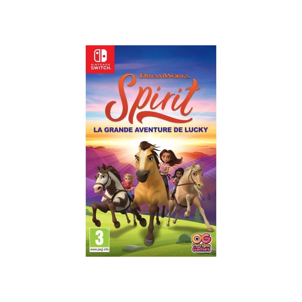 Dreamworks SPIRIT - La Grande Aventure de Lucky Jeu Switch