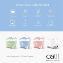 CAT IT Fontaine a eau automatique pour chat - 2,5 L - Vert