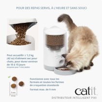 CATIT - PIXI Distributeur de croquettes connecté pour chat - 1,2 kg (