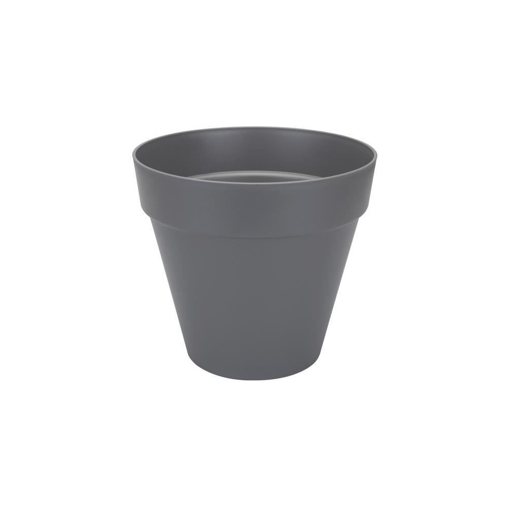 ELHO Pot de fleurs rond avec roues Loft Urban - Ø 40 cm - Gris anthra