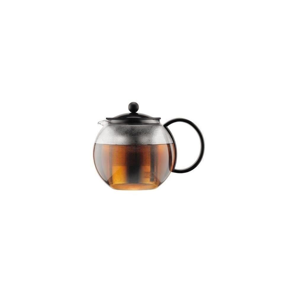 Théiere a piston BODUM - ASSAM - couvercle plastique - filtre en inox