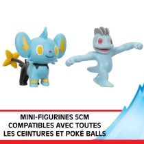 Pack 6 Figurines Pokémon - BANDAI - JW3614 - 5 cm - Combats Pokémon