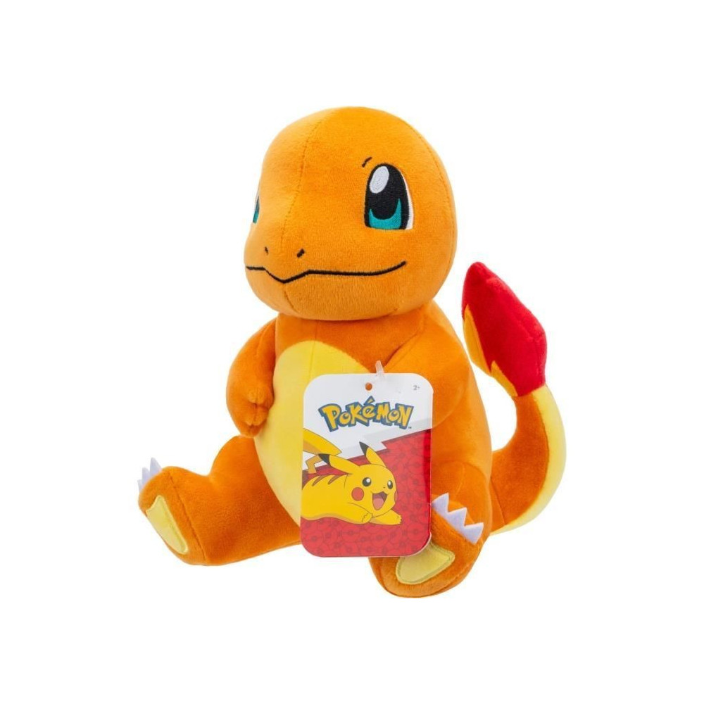 Peluche - BANDAI - Pokémon Salameche - 20 cm, pure douceur et tendres