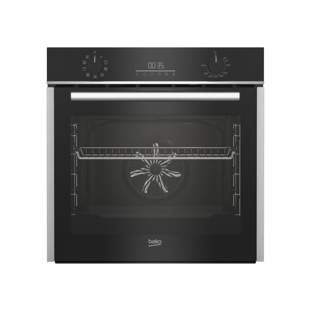 Four encastrable - Chaleur pulsée 3D - BEKO - BCBIM16300XDE - Inox -