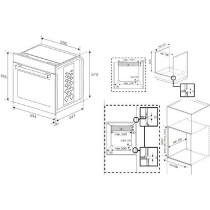 Four encastrable - Chaleur pulsée 3D - BEKO - BCBIM16300XDE - Inox -