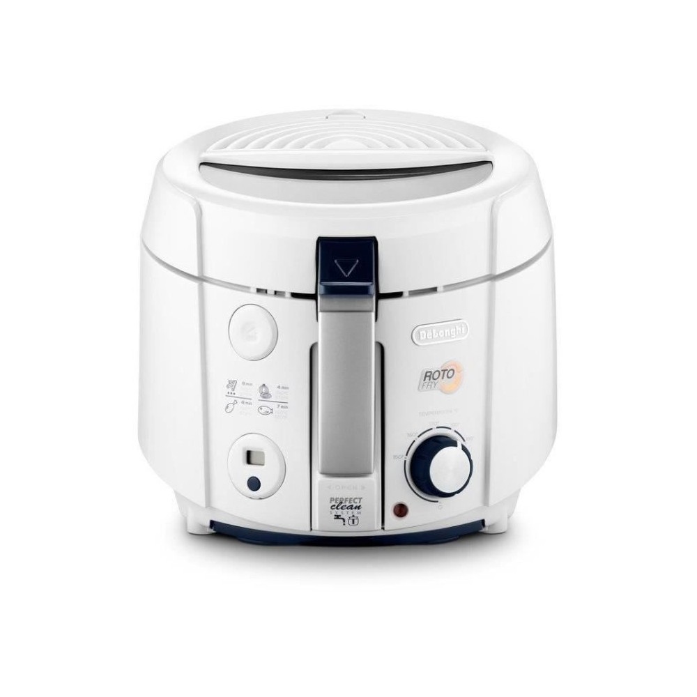 DELONGHI F38436 Friteuse électrique classique RotoFry - Blanc