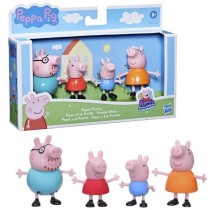 Figurines Peppa Pig - Pack de 4 - Peppa, Maman Pig, Papa Pig et George