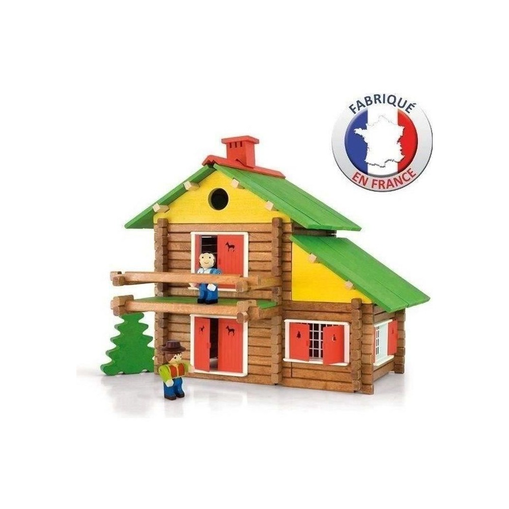 Jeujura - Construction en bois - Mon Chalet en Bois 175 pieces