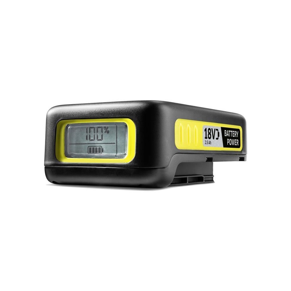 Batterie Power KARCHER 18V / 2.5 Ah - Lithium Ion - Ecran LCD - Grips