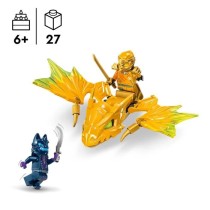 LEGO 71803 NINJAGO L'Attaque du Dragon Rebelle d'Arin, Jouet Ninja de