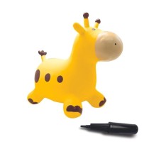 Girafe sauteuse gonflable - Lexibook - 45 cm H - Pompe manuelle inclus