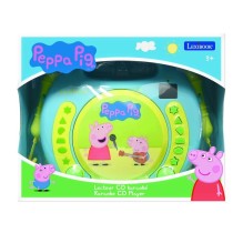 Lecteur CD Karaoké Peppa Pig avec 2 microphones - LEXIBOOK