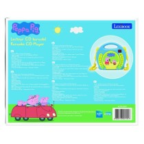 Lecteur CD Karaoké Peppa Pig avec 2 microphones - LEXIBOOK