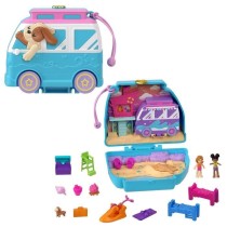 Polly Pocket-Chiot a la Plage-Coffret et figurines, jouet de voyage H