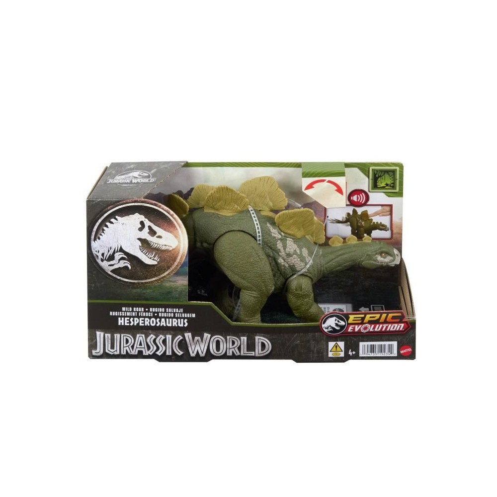 Jurassic World-Hesperosaurus Rugissement Féroce-Figurine articulée H