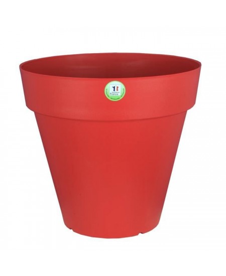 RIVIERA Pot de fleurs Soleilla - Rond - Ø 49 x 44,8 cm - Rouge