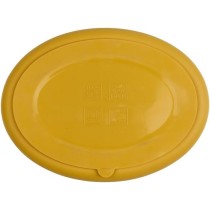 Assiette ventouse - THERMOBABY - Silicone - Jaune Miel - Compartiment