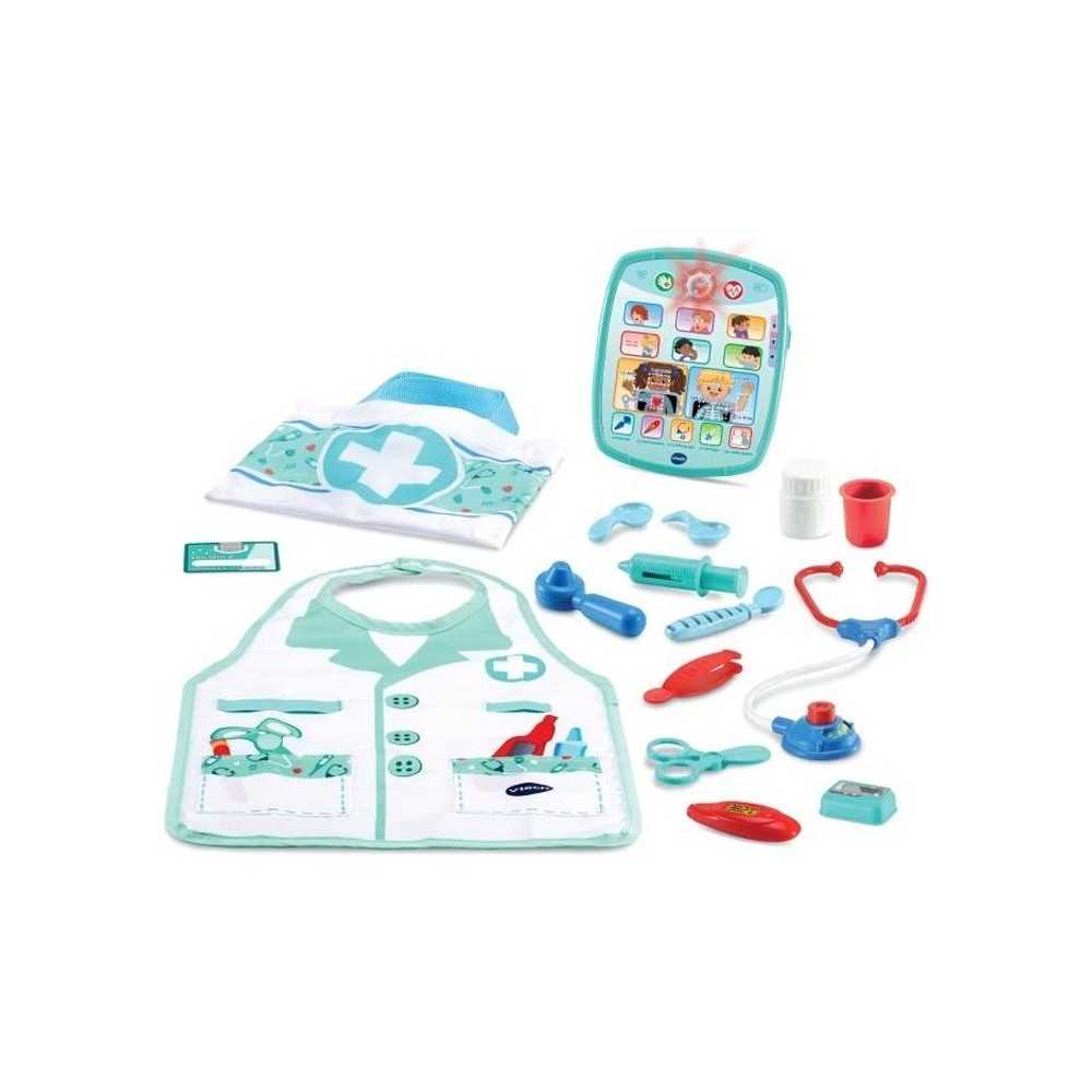 VTECH - 1,2,3 Imite-Moi - Kit Apprenti Docteur Électronique - Jouet d