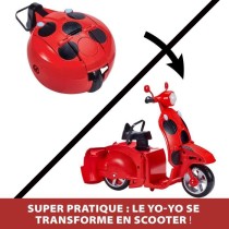 Scooter Miraculous Switch'n go + poupée articulée Ladybug Lucky Char