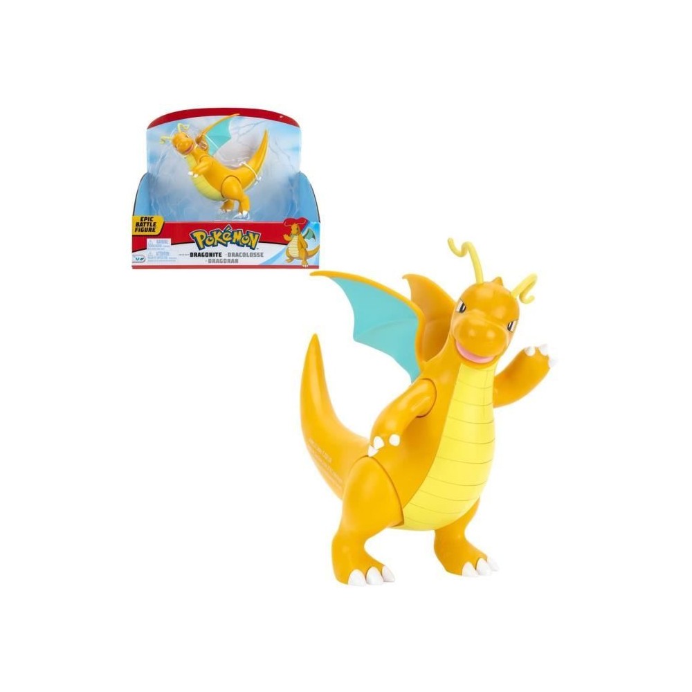 Figurine Pokémon légendaire Dracolosse 30 cm de BANDAI