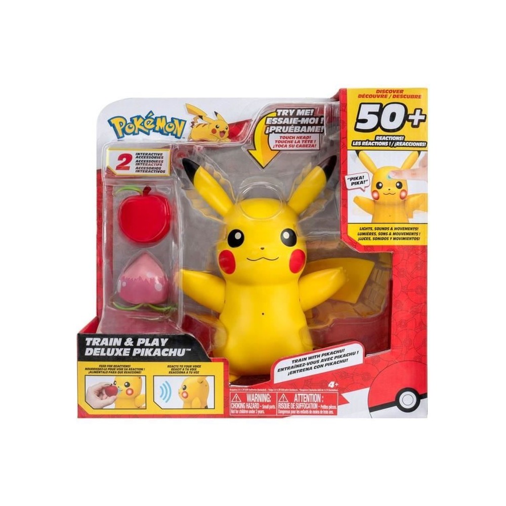 Figurine miniature - BANDAI - Pokémon Pikachu interactif et ses acces