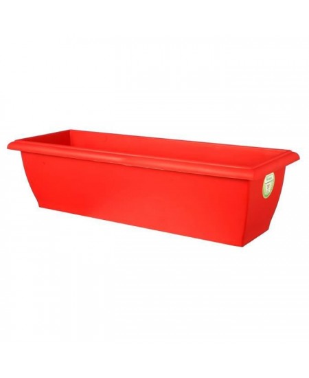 RIVIERA Jardinière Evolution - 80 x 40 x H 32 cm - 64 L - Rouge