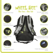 Wheel Bee Revolution Sac a Dos Enfants, 46 cm, 30 liters, Gris - 95002