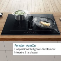 Table induction Aspirante - BOSCH SER6 - PVQ811H26E Noir - 4-foyers -