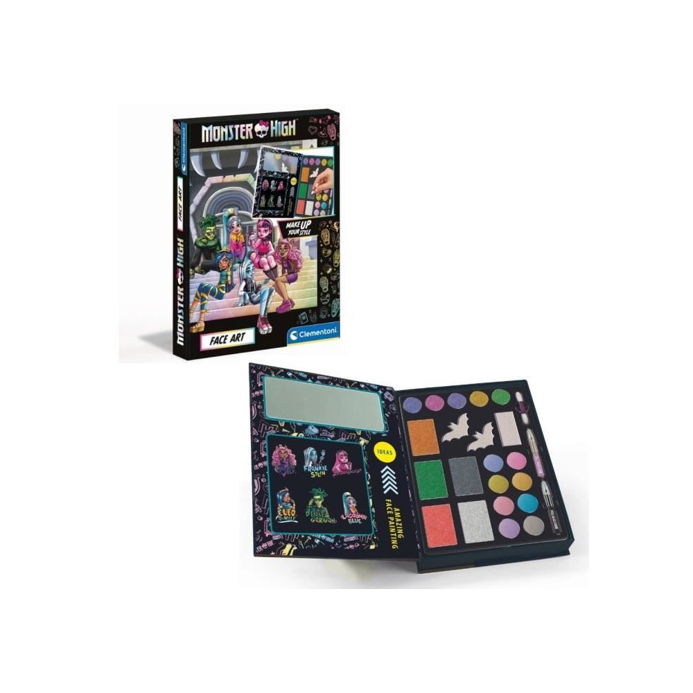 Monster High Coffret Maquillage - Clementoni - Palette contentant des