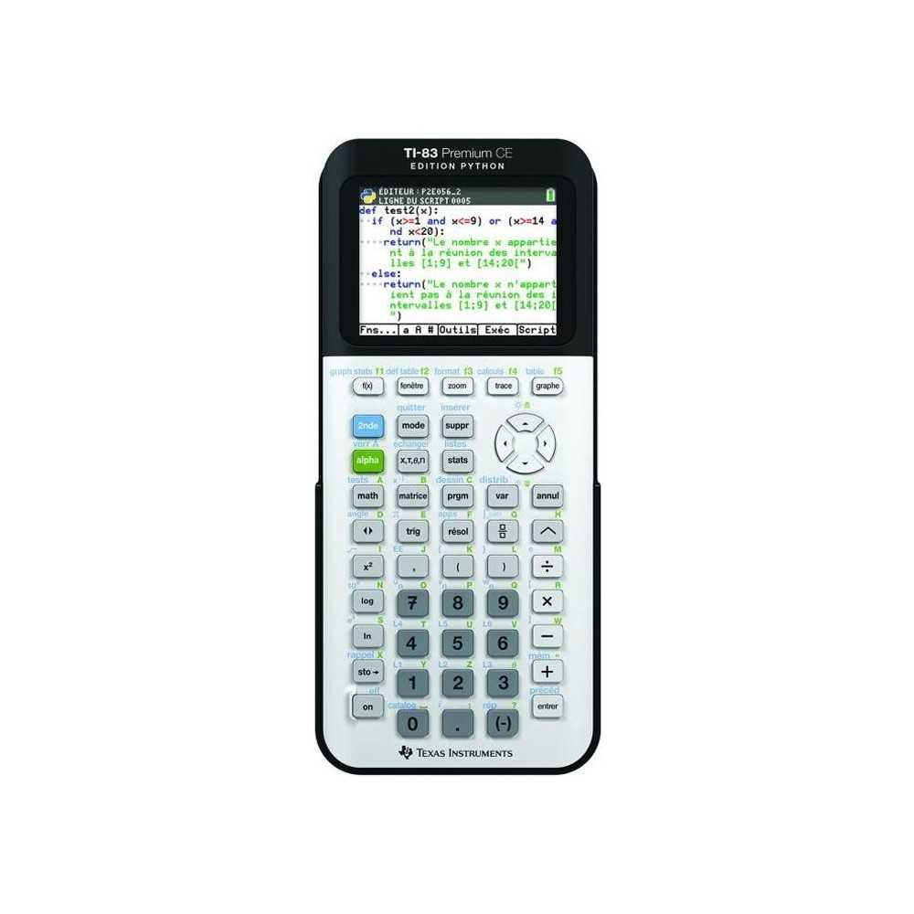 Calculatrice Texas Instruments TI-83 PREMIUM PYTHON