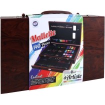 Mallette XXL De 140 Pieces - MAIN D'ARTISTE- Boite a Dessin - Activit