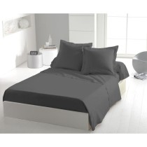 Drap plat - HOME LINGE PASSION - 180 x 290 cm - 1 personne - Anthracit