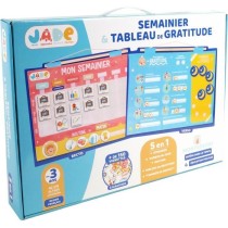 Calendrier Semainier Gratitude Pour Enfant - JADE - Montessori - Jeu E