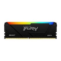 Mémoire RAM - KINGSTON - FURY Beast - RGB - 8 Go - DDR4 - 3200 MHz CL