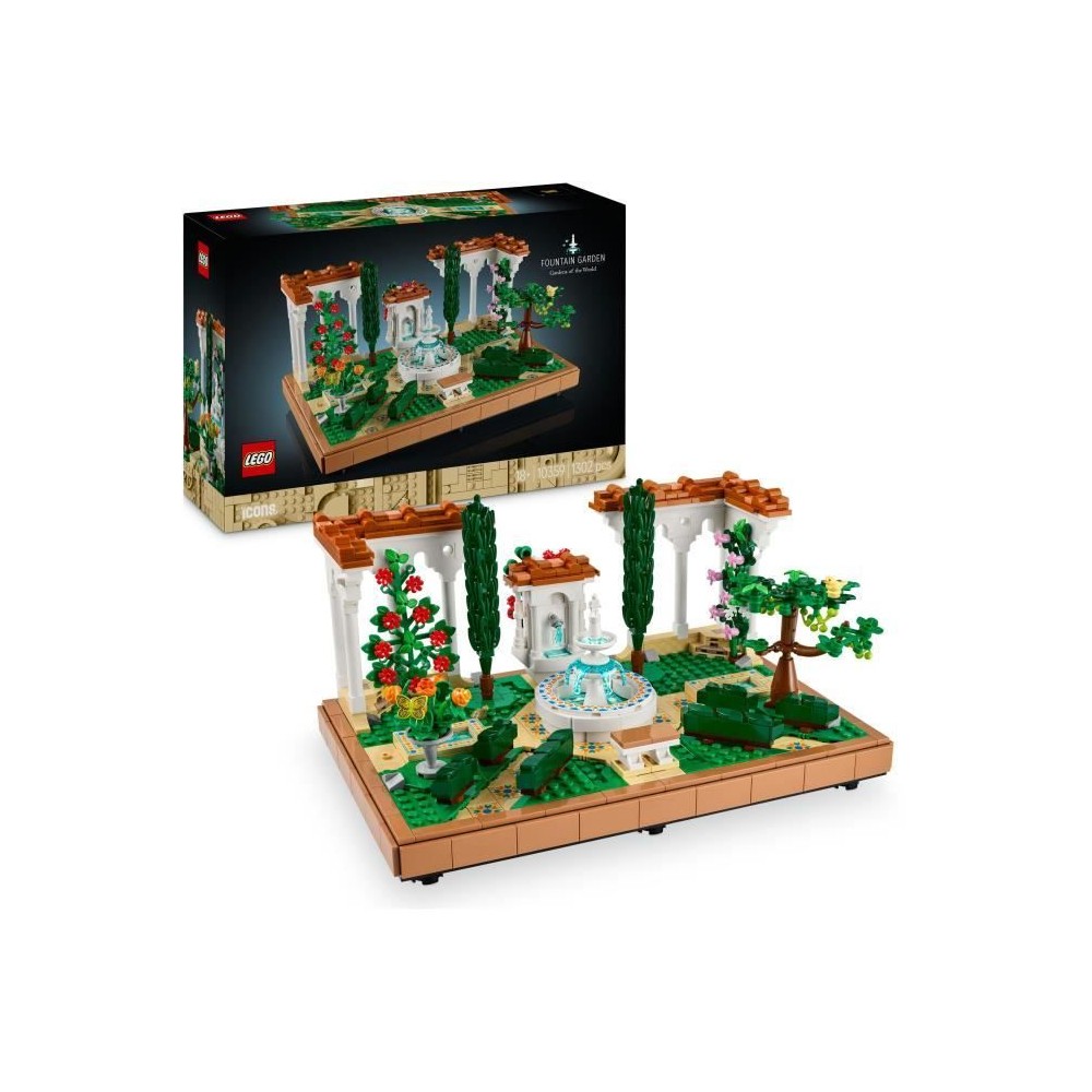 LEGO Icons 10359 Le jardin andalou Cadeau pour adultes amateurs de jar