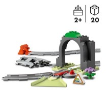 LEGO DUPLO Ma ville 10425 Set d'extension : Les rails et le tunnel du