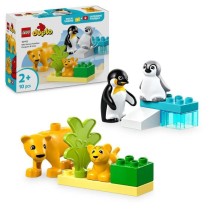 LEGO DUPLO Ma ville 10442 Familles d'animaux sauvages : pingouins et l