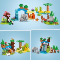 LEGO DUPLO Ma ville 10446 Familles d'animaux sauvages 3-en-1 - Jeux d'